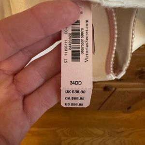 Victoria Secret Full Coverage BBV. 34 DD. NWT.
